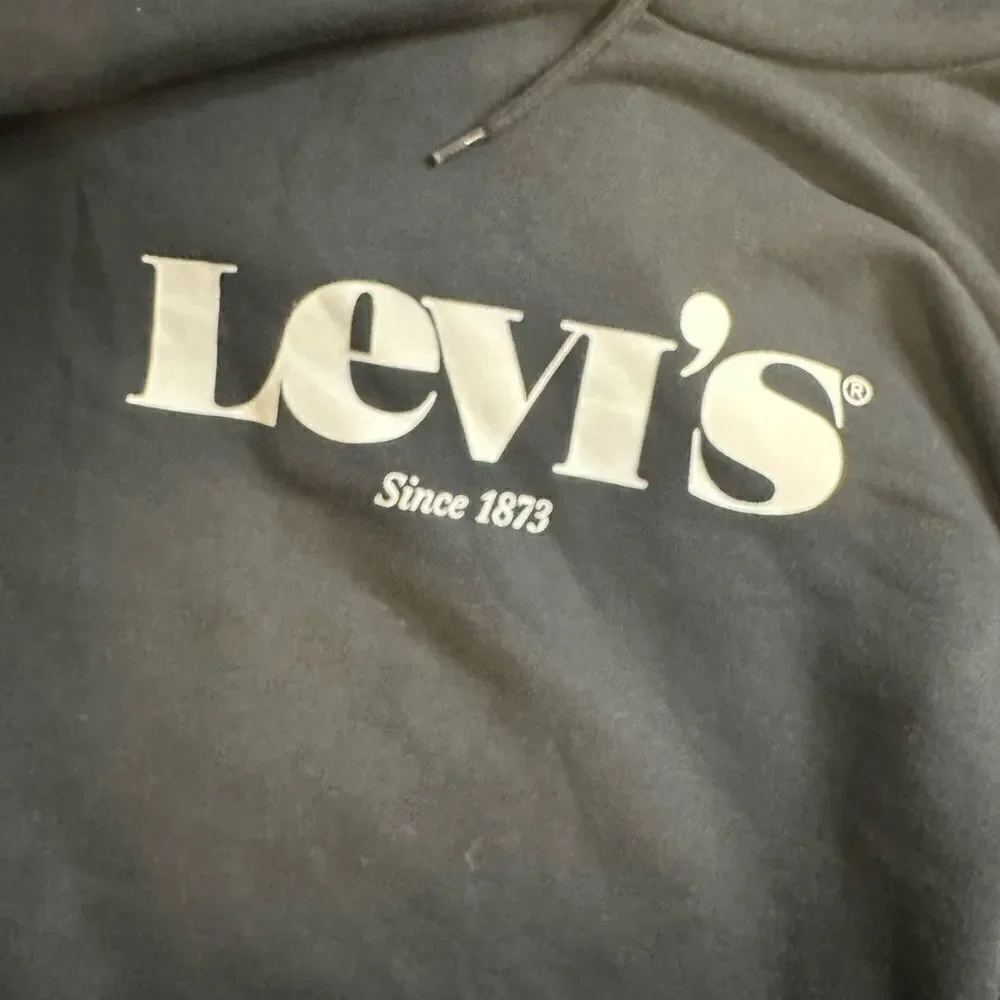 NWT Levi Men’s Black Graphic Hoodie Pullover Levi’s - Size 3XL